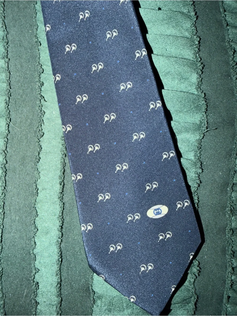 Gucci Classic Navy Patterned Men's Tie - Navy